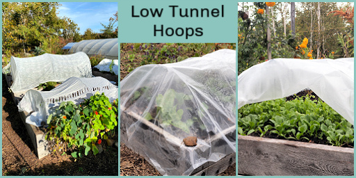 Low Tunnel Hoops for Local weather and Pest Security